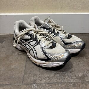 ASICS GT-2160 White Pure Silver Tech Runner Y2K Mens Size 9 Sneakers